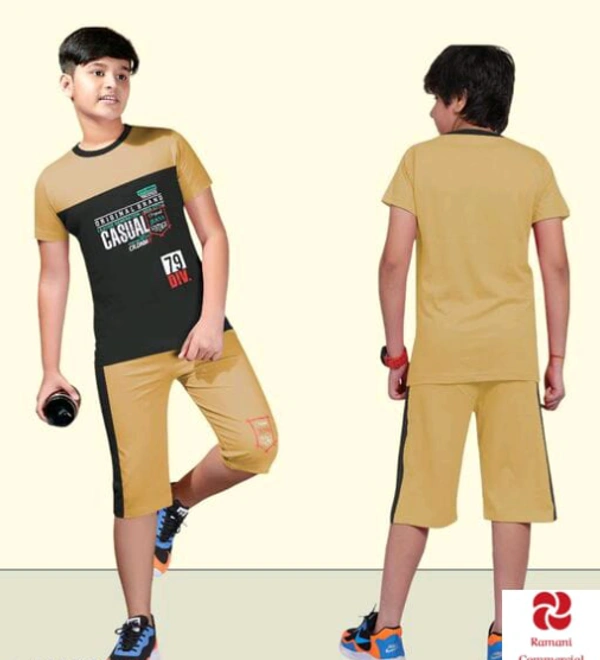 Stylus Boys Top & Bottom Sets - 9 to 14 Years, Multicolour